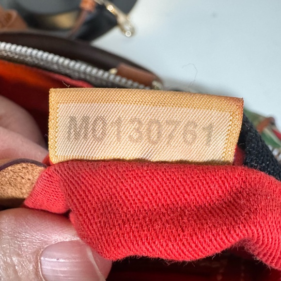 Dooney & Bourke "Sandbar" Tropical Beach Print Satchel Multicolor Leather Trim - Picture 7 of 9